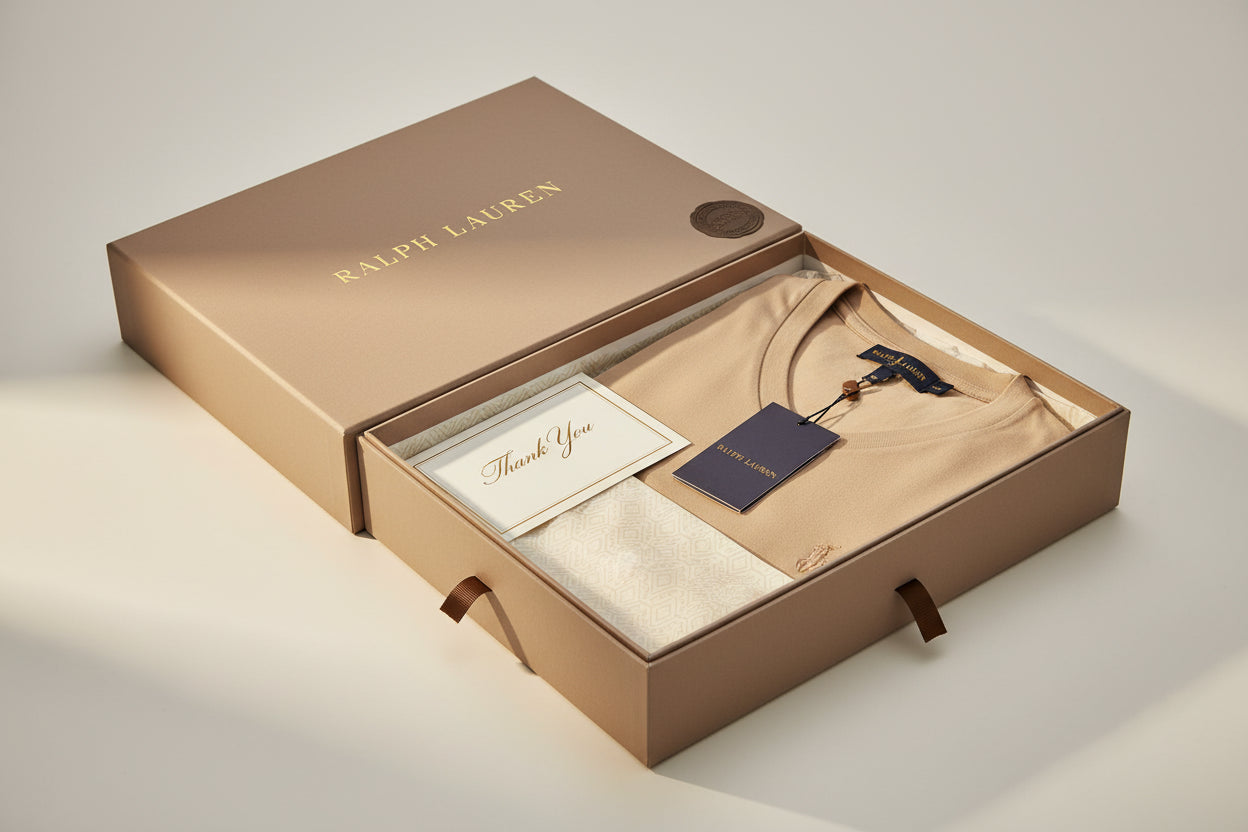 POLO RALPH LAUREN Mens T-Shirt V-Neck (L TanHtr)